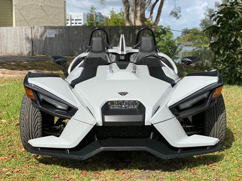 New 2022 Polaris Slingshot S Moonlight Metallic White