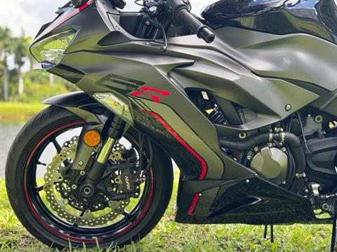 Used 2023 Kawasaki Ninja ZX-6R Gray/Red | Motorcycles in