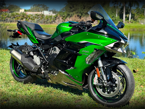 【h2】 Used 2020 Kawasaki Ninja H2 SX SE+ Emerald Blazed Green / Metallic