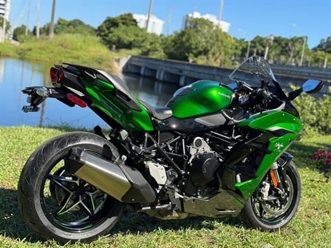 Used 2020 Kawasaki Ninja H2 SX SE+ Emerald Blazed Green / Metallic
