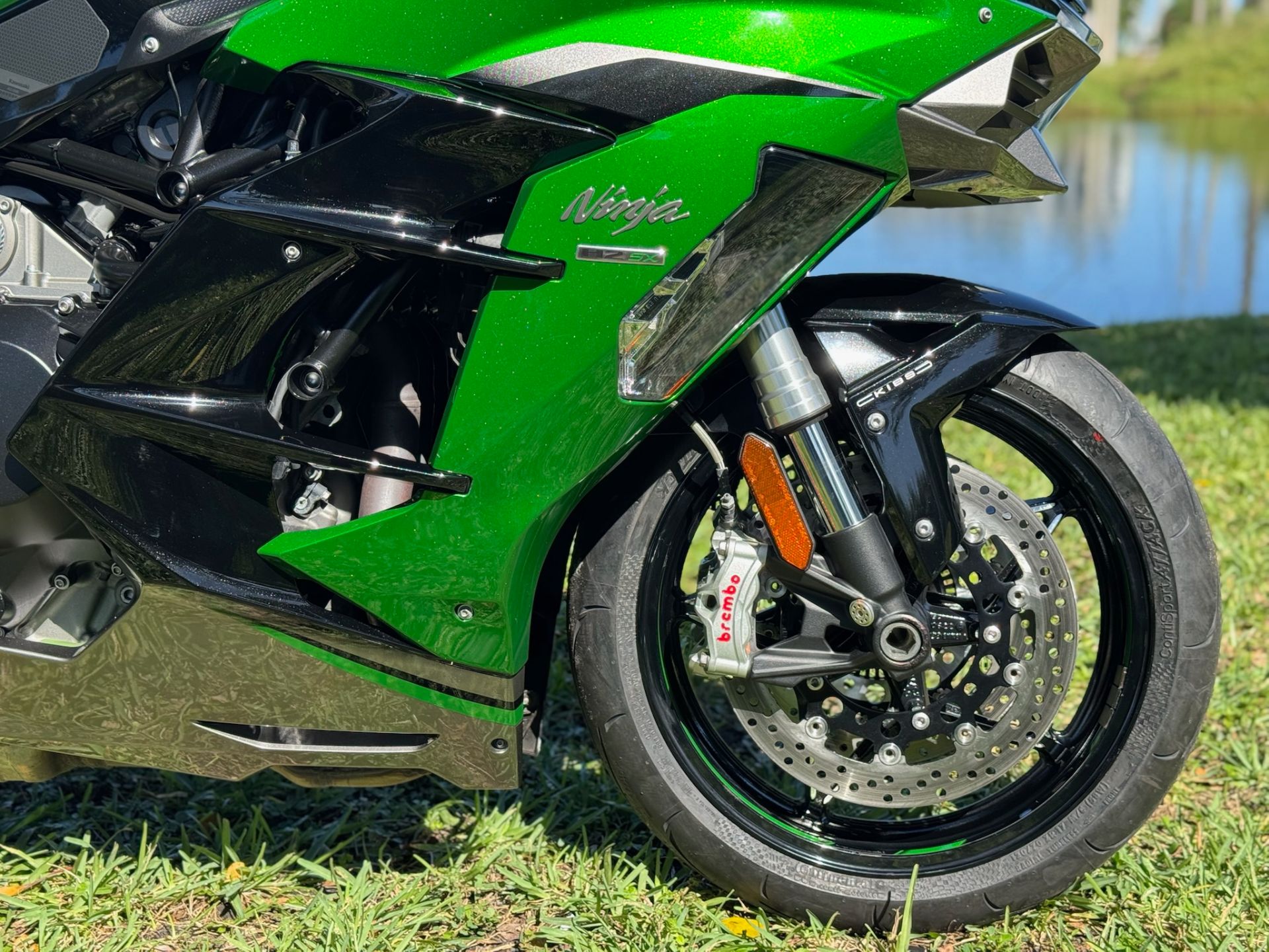 Used 2020 Kawasaki Ninja H2 SX SE+ Emerald Blazed Green / Metallic