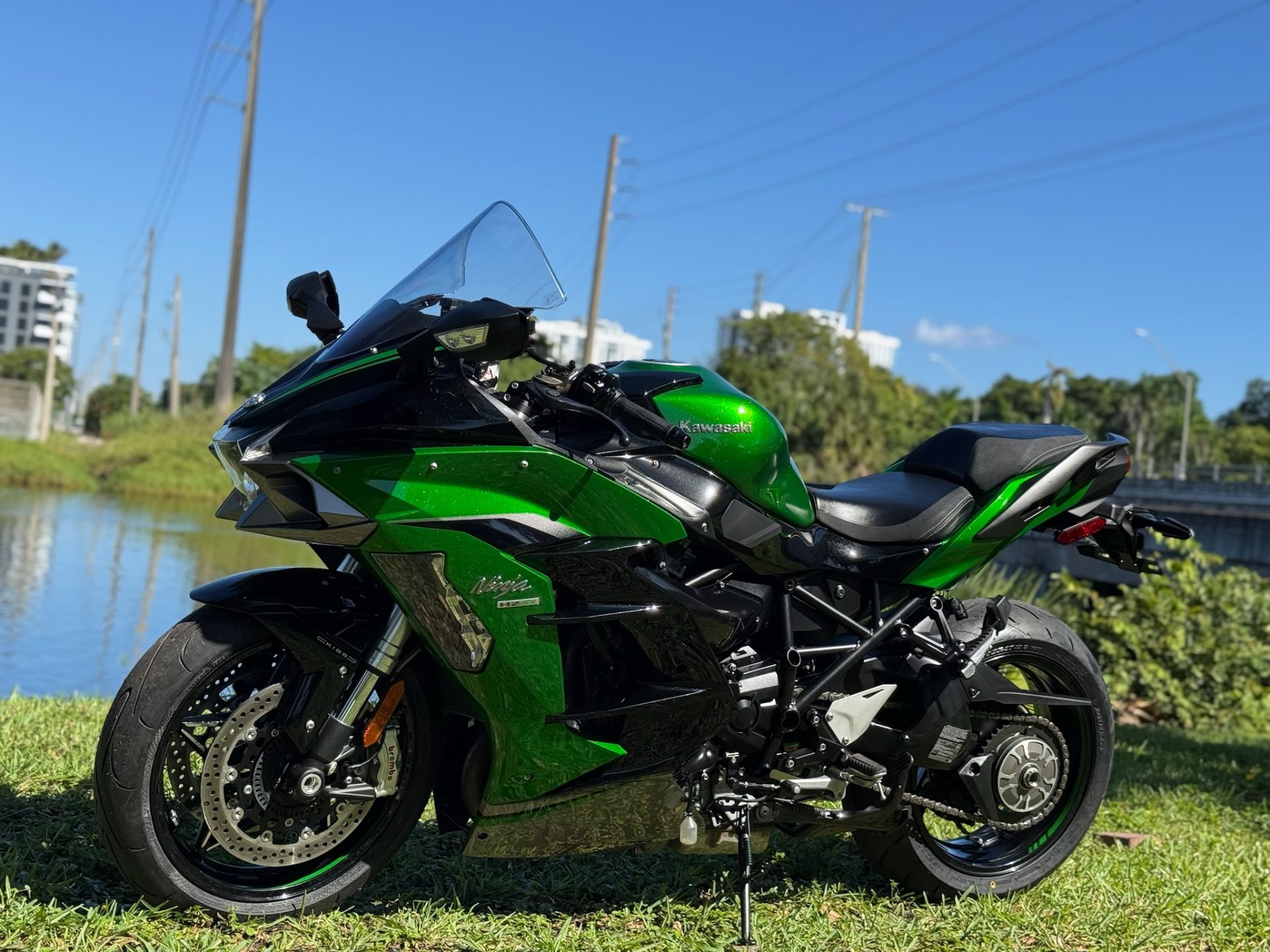 ツイードニッカボッカ　カーキ Used 2020 Kawasaki Ninja H2 SX SE+ Emerald Blazed Green / Metallic