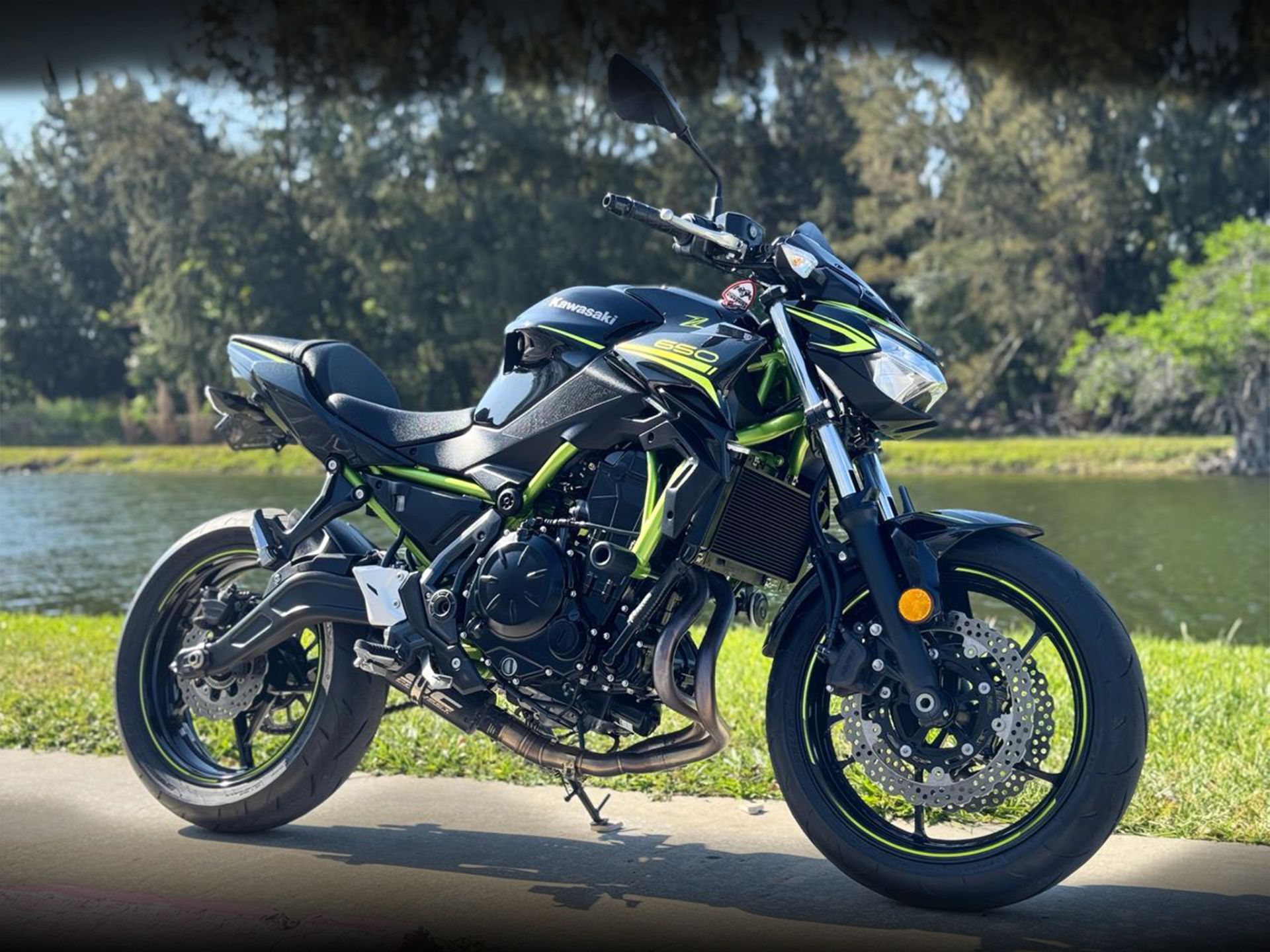 カネボウ Used 2020 Kawasaki Z650 Metallic Spark Black / Metallic Flat Spark