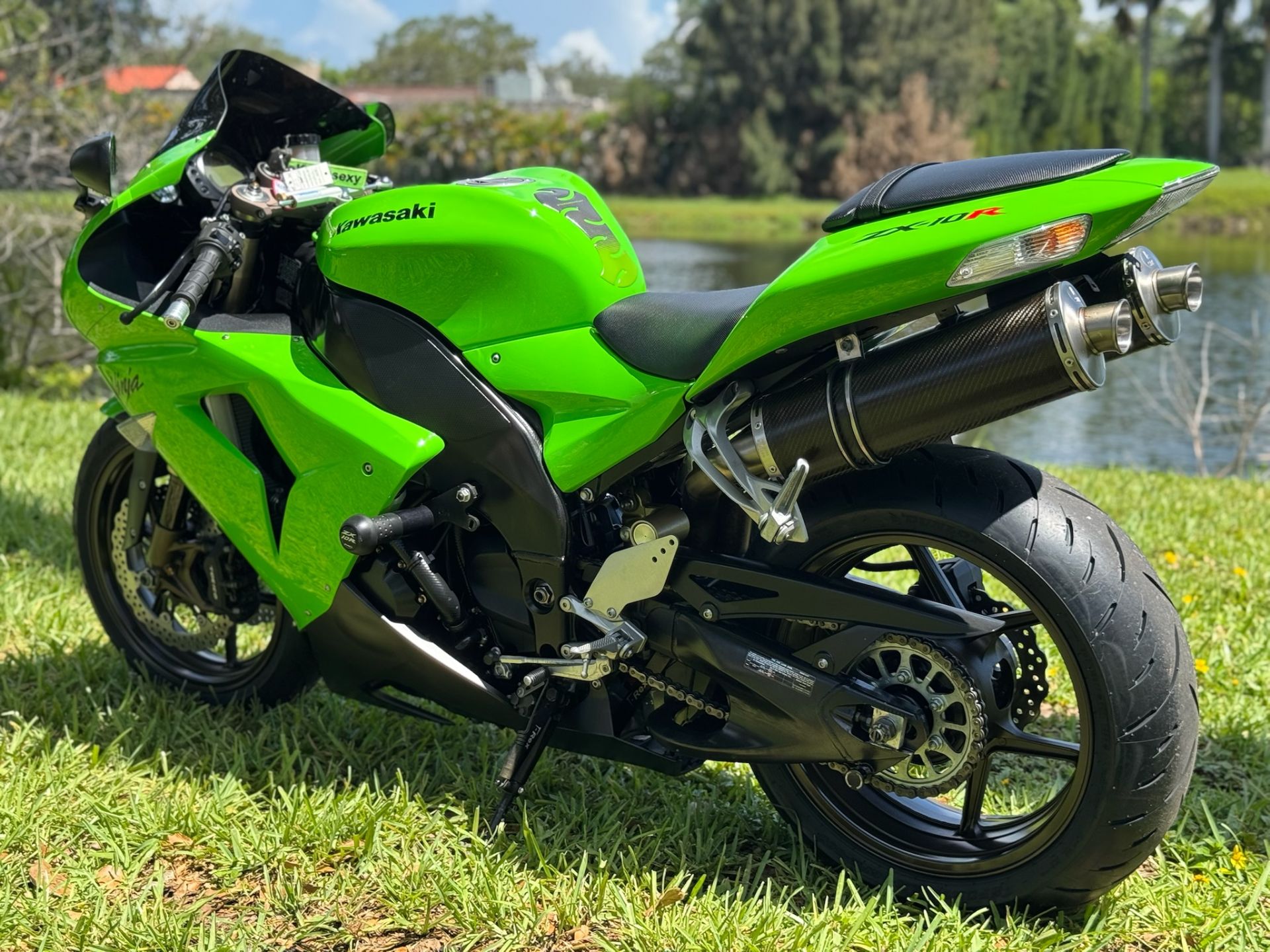lime-green Best 2019-2023 ZX-6R Lime Green Fairing - GoMotoTrip