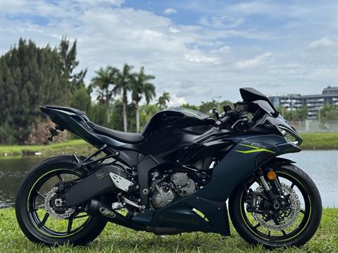 mi-ho Used 2023 Kawasaki Ninja ZX-6R Blue | Motorcycles in North