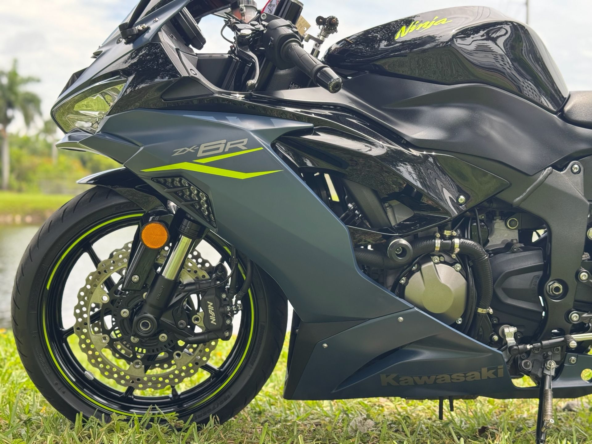 Used 2023 Kawasaki Ninja ZX-6R Blue | Motorcycles in North