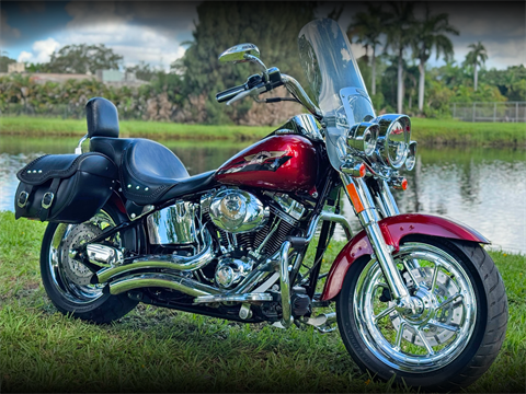 Used 2008 Harley-Davidson Softail® Fat Boy® Red Motorcycles in