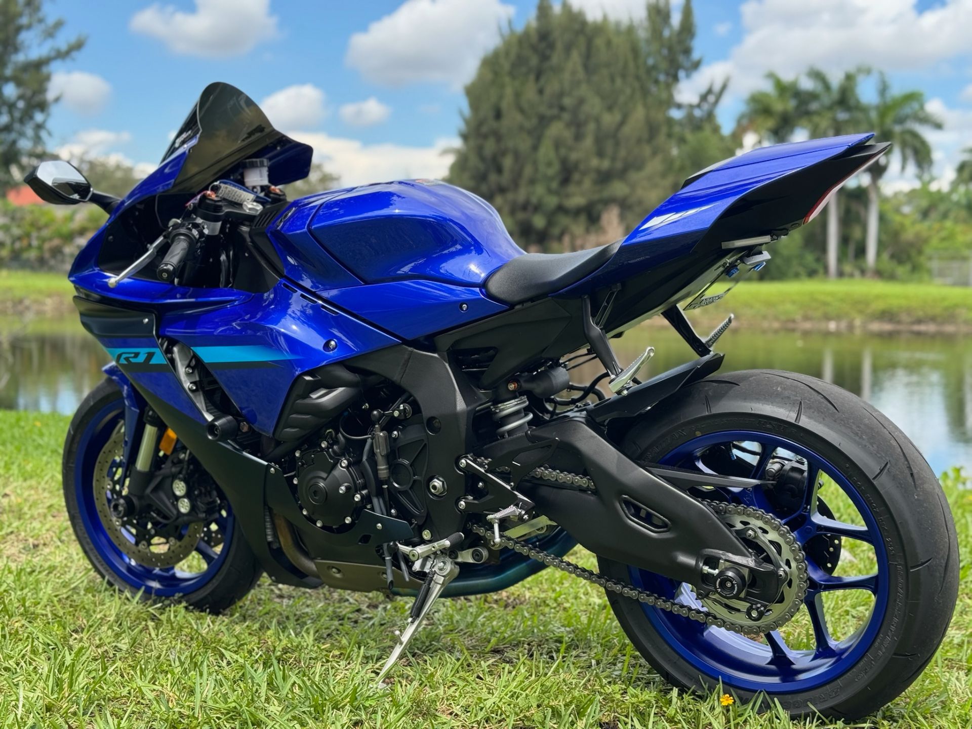 Used 2024 Yamaha YZF-R1 Team Yamaha Blue Motorcycles in North