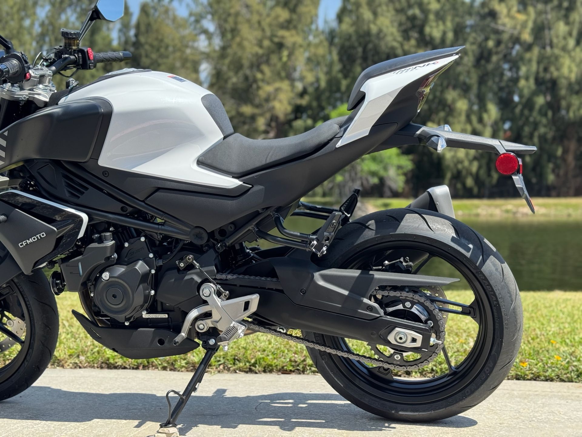 Used 2024 CFMOTO 450NK Nebula White | Motorcycles in North Miami