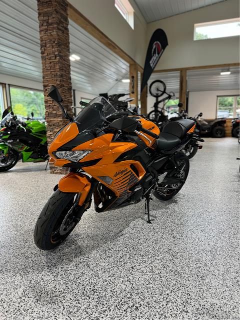 New 2025 Kawasaki Ninja 650 ABS | Motorcycles in NJ | KAWAF9031