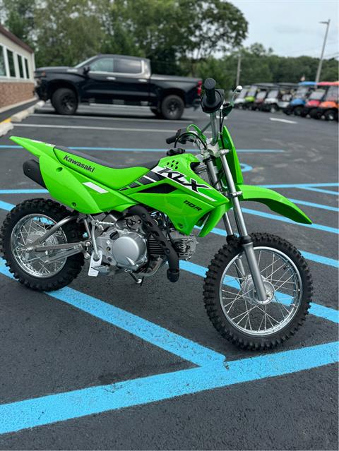 New 2025 Kawasaki KLX®110R | Motorcycles in NJ | KAWP00276 Lime Green