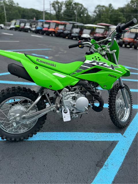 New 2025 Kawasaki KLX®110R | Motorcycles in NJ | KAWP00276 Lime Green