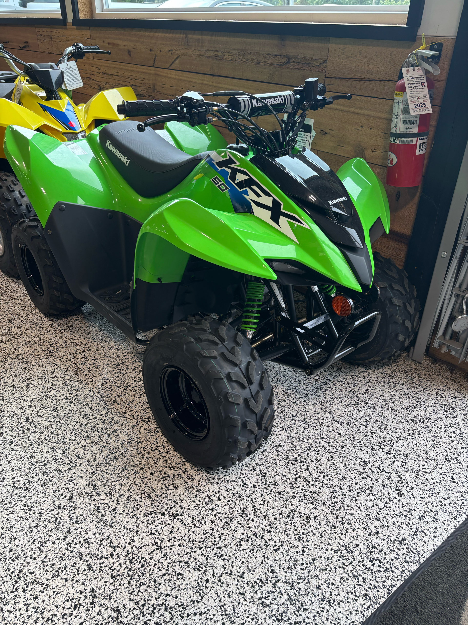 New 2026 Kawasaki KFX®50 | ATVs in NJ | KAWL00154 Lime Green