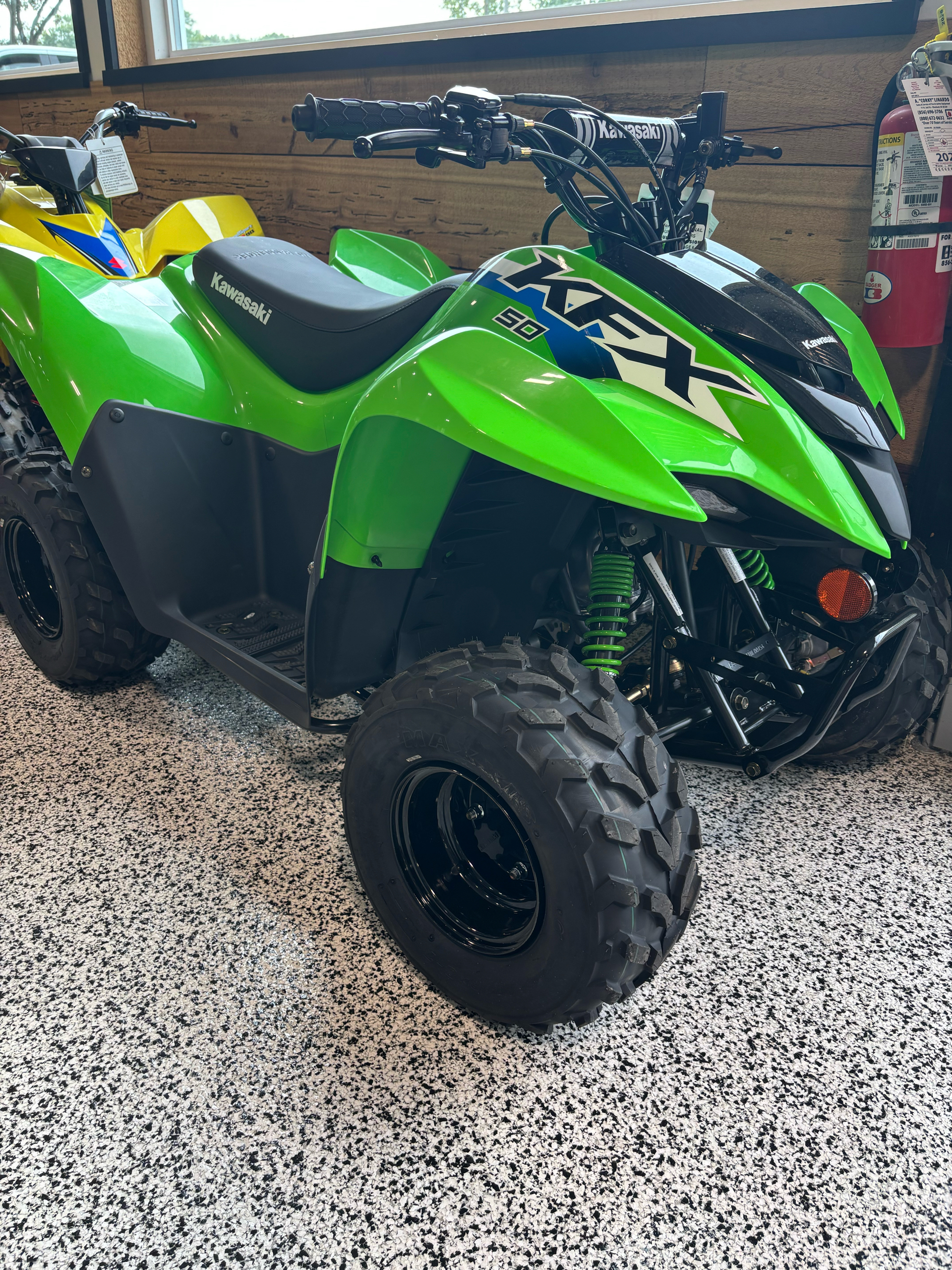 New 2026 Kawasaki KFX 50 | ATVs in NJ | KAWL00154 Lime Green