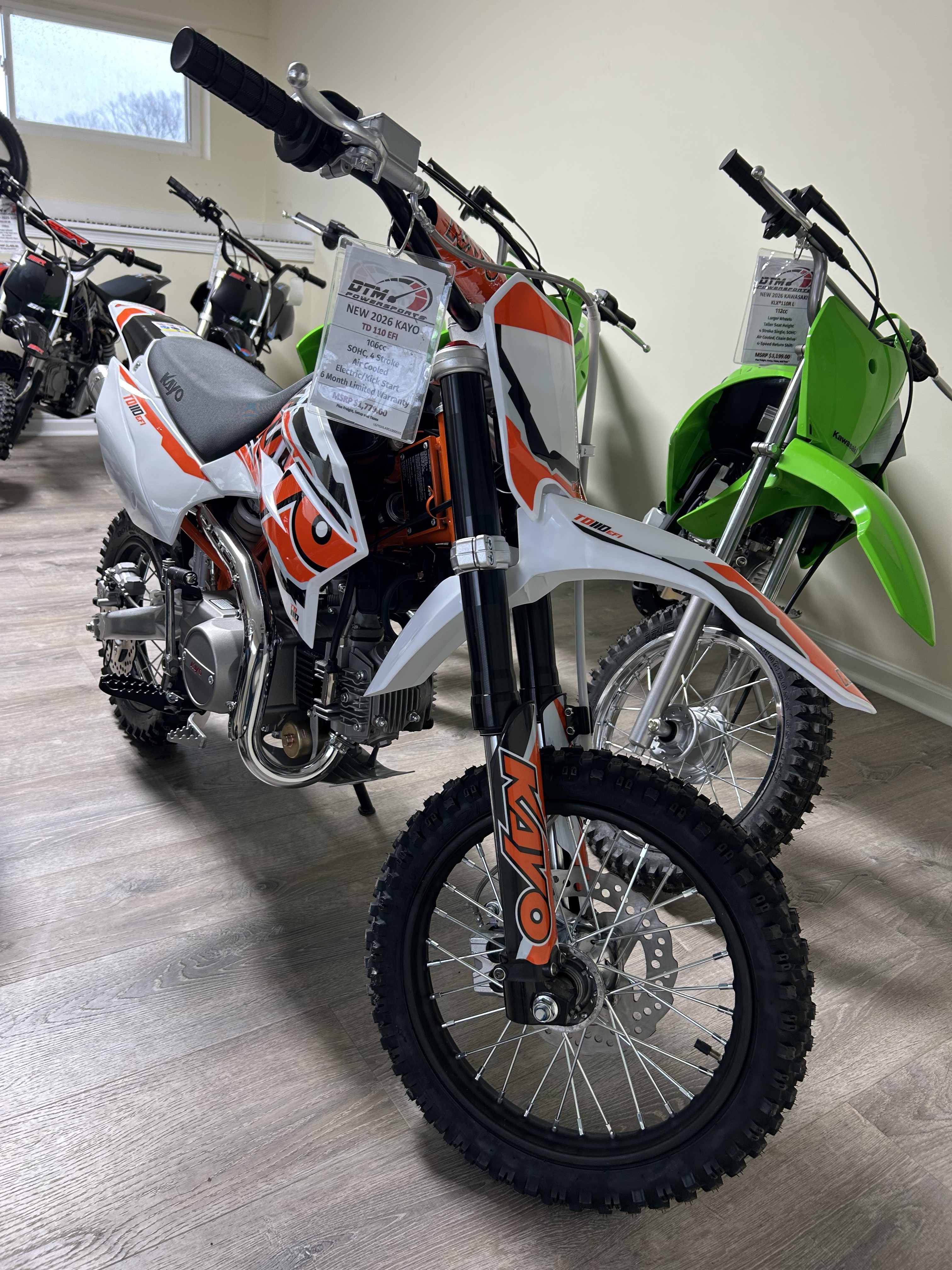 New 2025 Kayo TD 110 EFI | Motorcycles in NJ | KAY000555 White