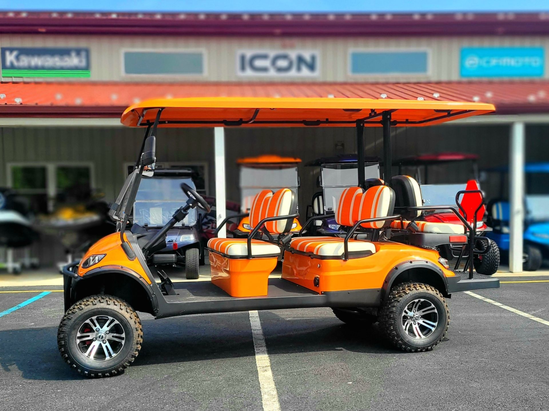 New 2023 ICON I60L | Golf Carts in NJ | Orange/2T