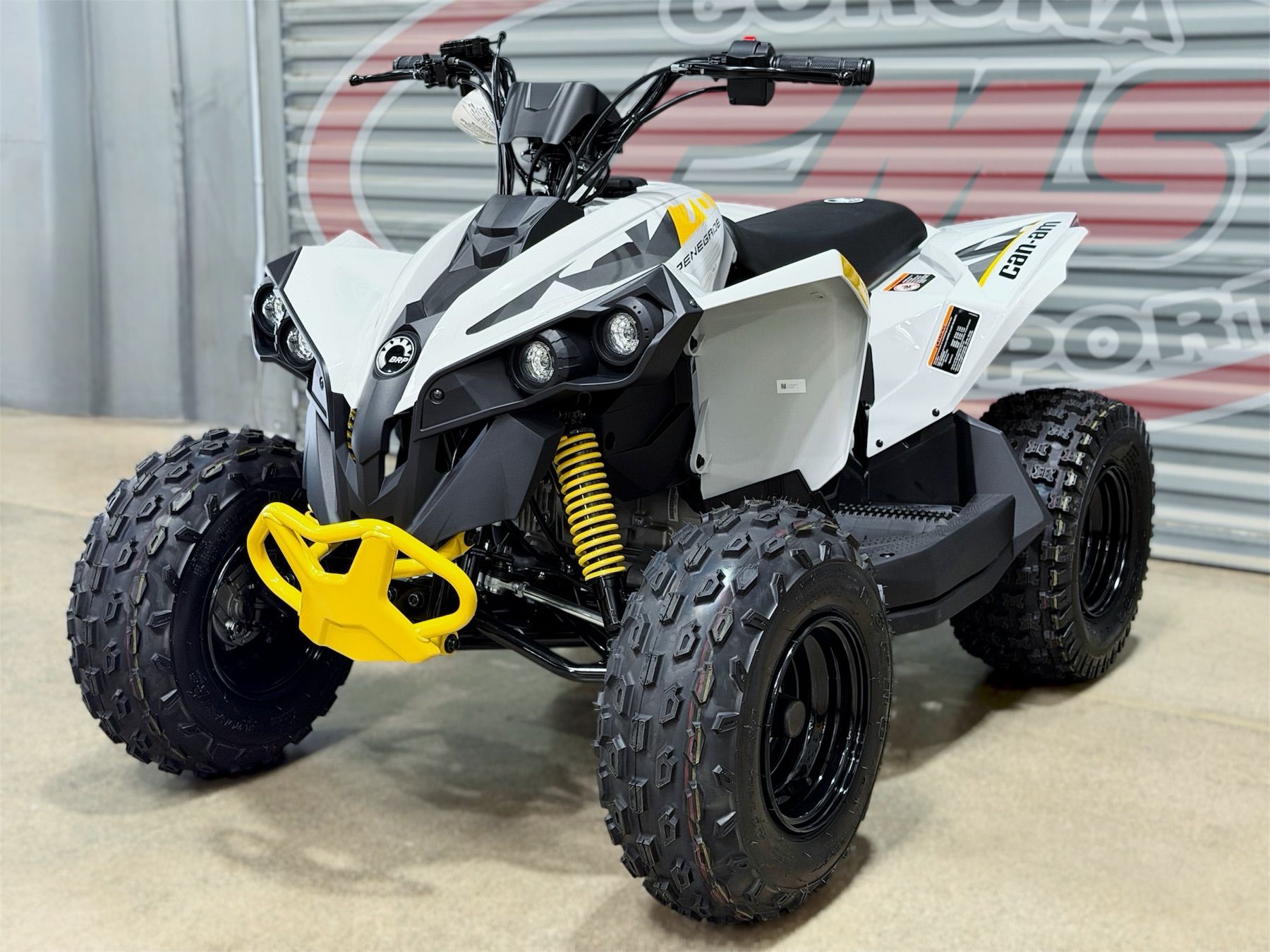 2026 Can-Am Renegade 70 EFI in Catalyst Grey — front three-quarter view