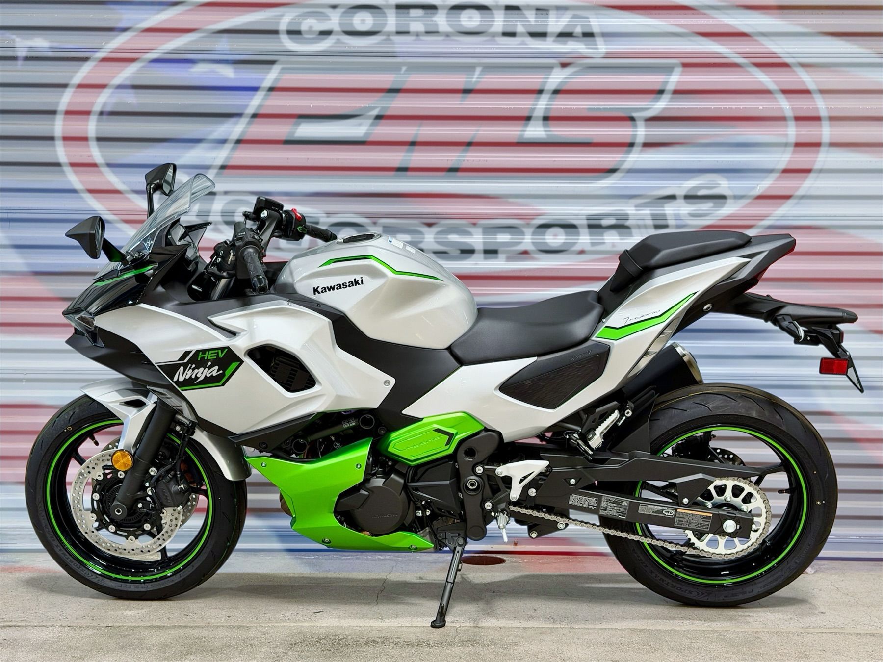 New 2024 Kawasaki Ninja 7 Hybrid ABS Metallic Bright Silver