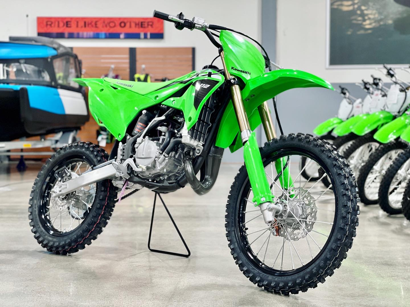 New 2024 Kawasaki KX 112 Lime Green | Motorcycles in Corona