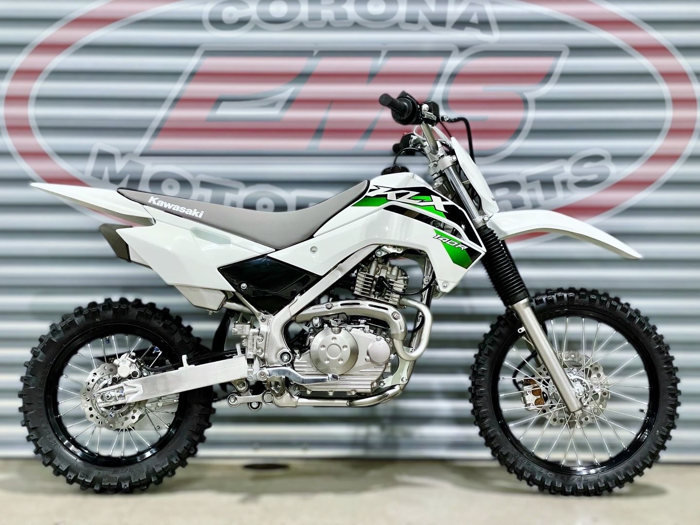 New 2026 Kawasaki KLX®140R Bright White | Motorcycles in Corona CA