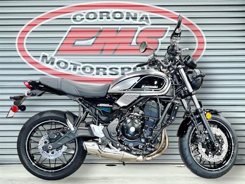 New 2023 Kawasaki Z650RS Metallic Moondust Gray / Ebony