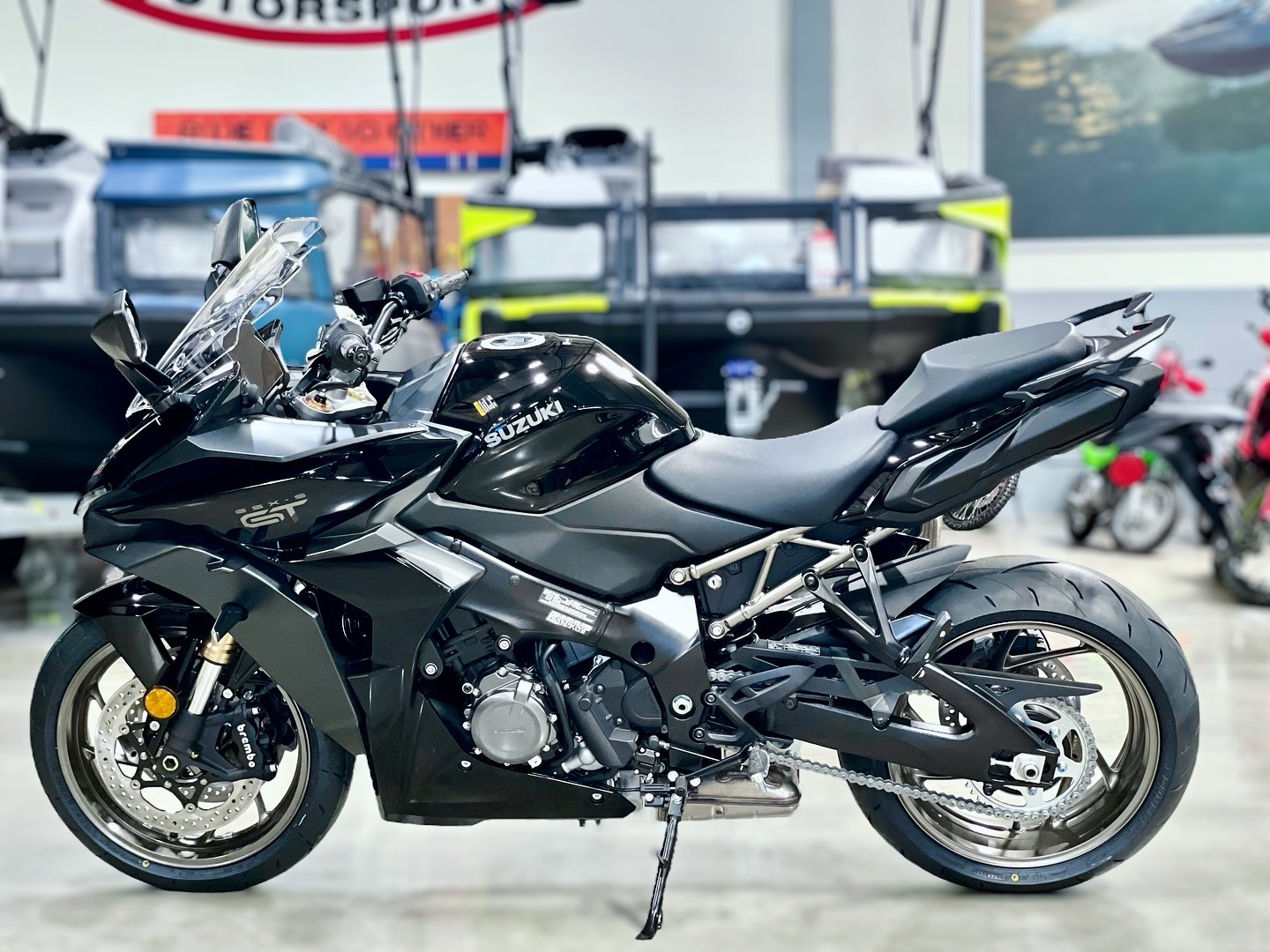New 2024 Suzuki GSX-S1000GT+ Glass Sparkle Black | Motorcycles in Corona CA  | N/A