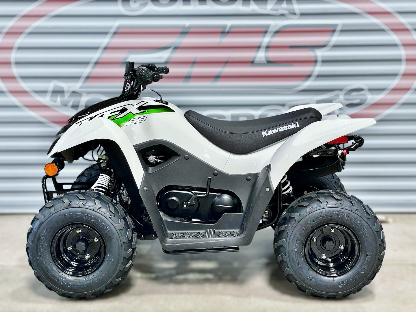 New 2026 Kawasaki KFX 50 Bright White | ATVs in Corona CA | N/A