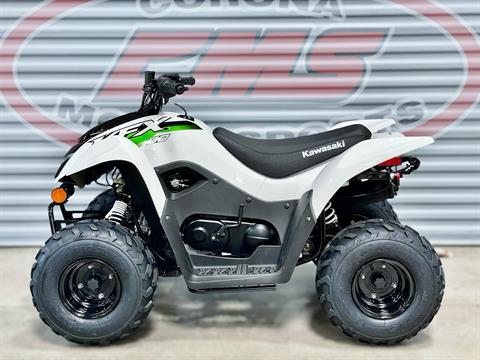 New 2026 Kawasaki KFX 50 Bright White | ATVs in Corona CA | N/A