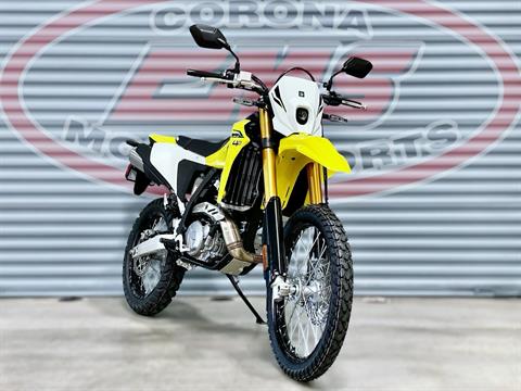 New 2025 Suzuki DR-Z4S Champion Yellow No. 2 / Solid Special White