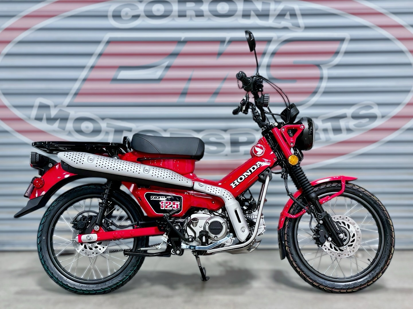 New 2025 Honda Trail125 Glowing Red | Motorcycles in Corona CA | N/A