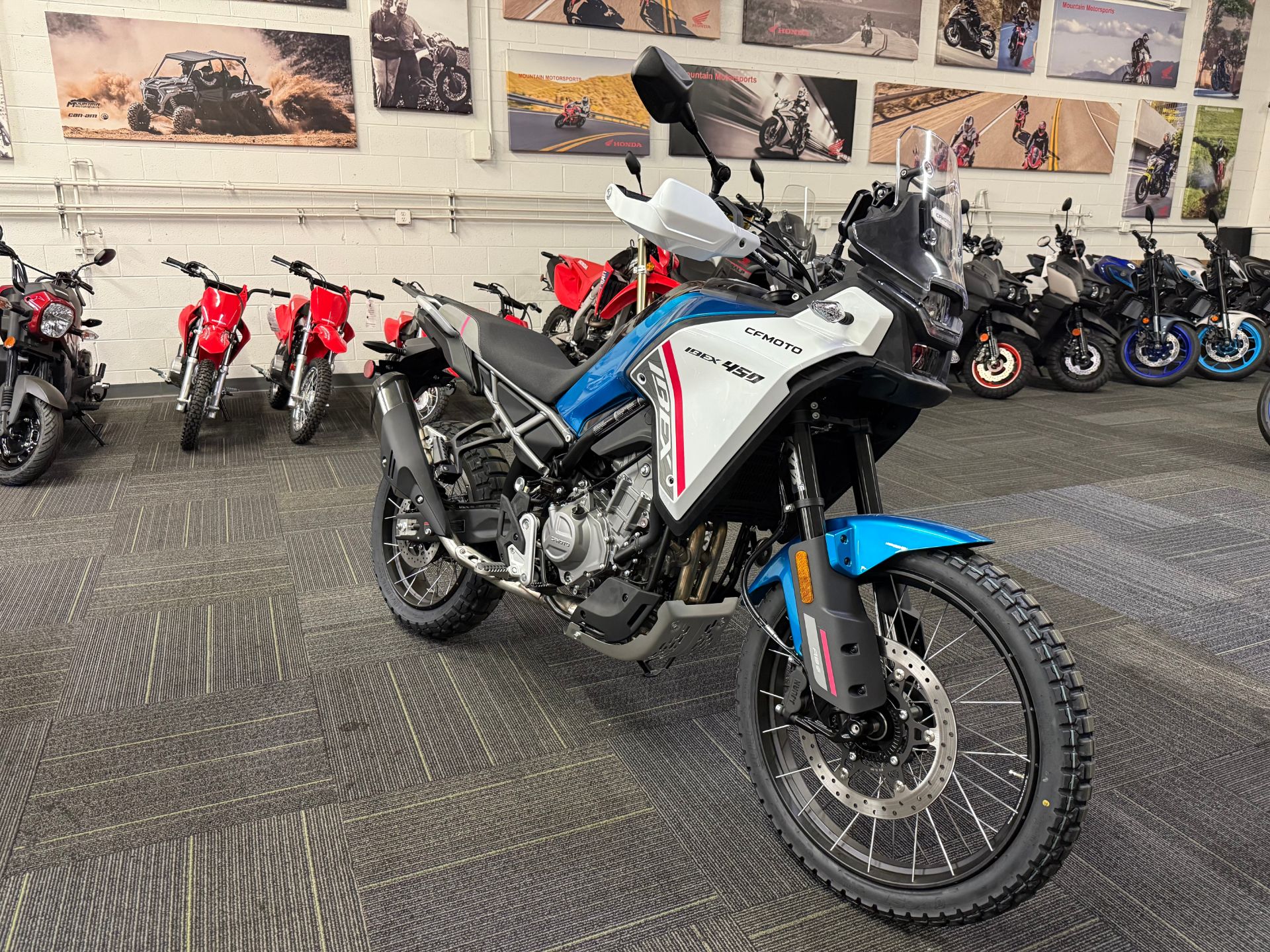 New 2026 CFMOTO IBEX 450 | Motorcycles in Ontario CA | CF26056 Zephyr Blue