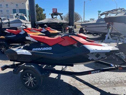 New 2025 Sea-Doo Spark Trixx for 3 + iBR White / Dragon Red