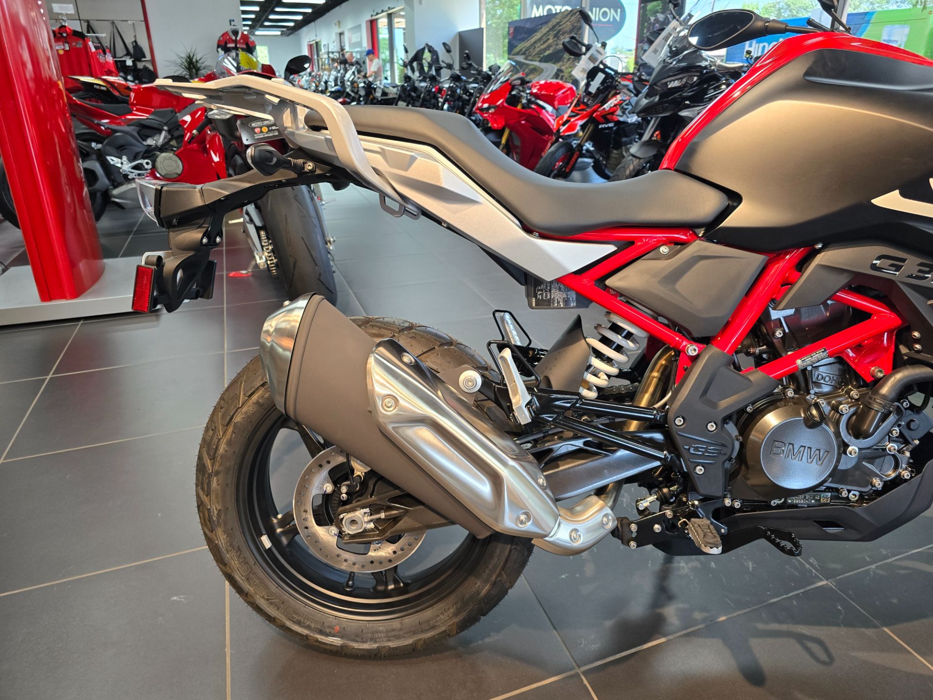 New 2025 BMW G 310 GS Style Rallye Racing Red Motorcycles near - Main Image