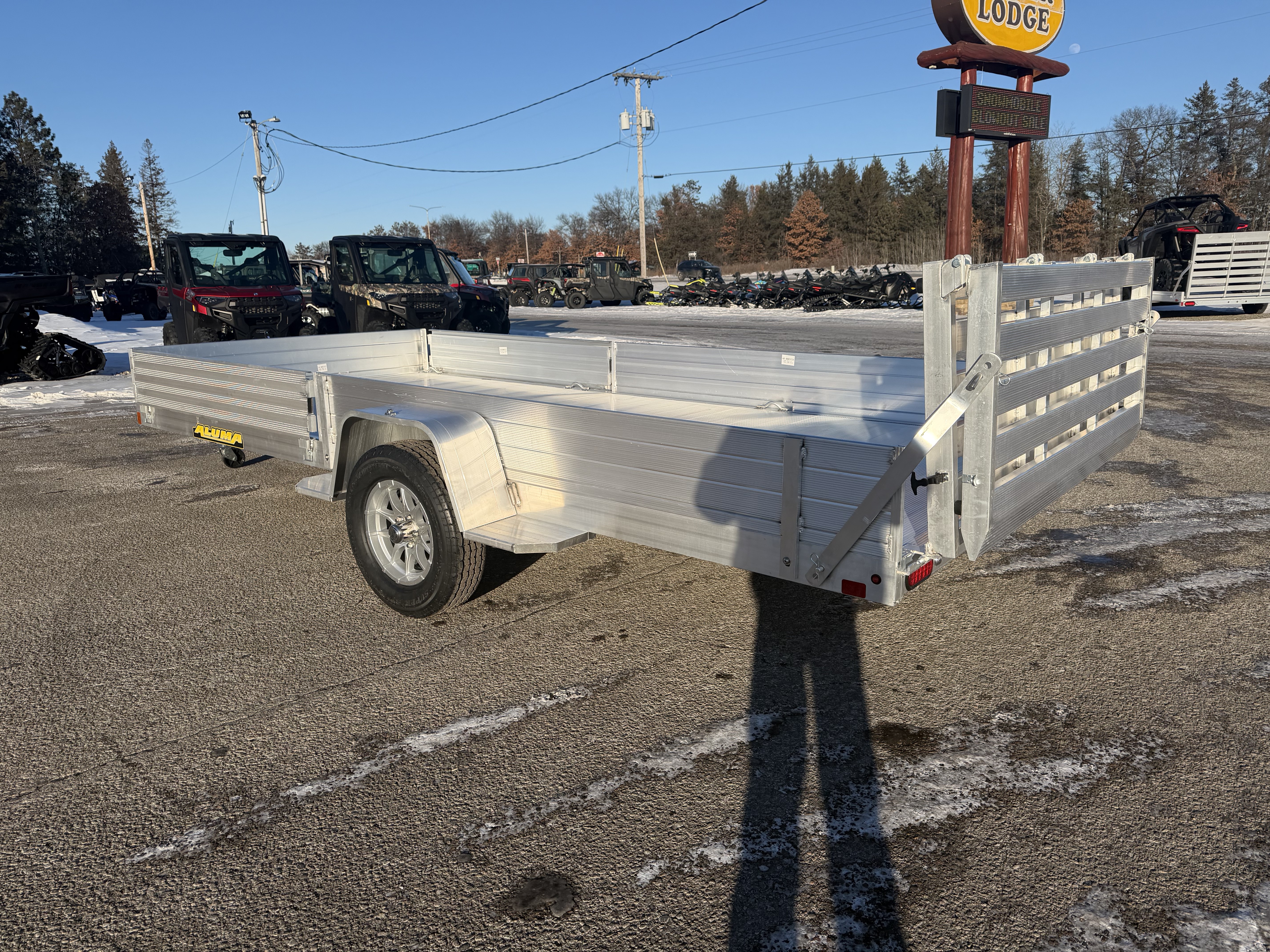 2027 ALUMA HEAVY SG AXLE ELEC BRAKE RAMP BI-FOLD TAILGATE