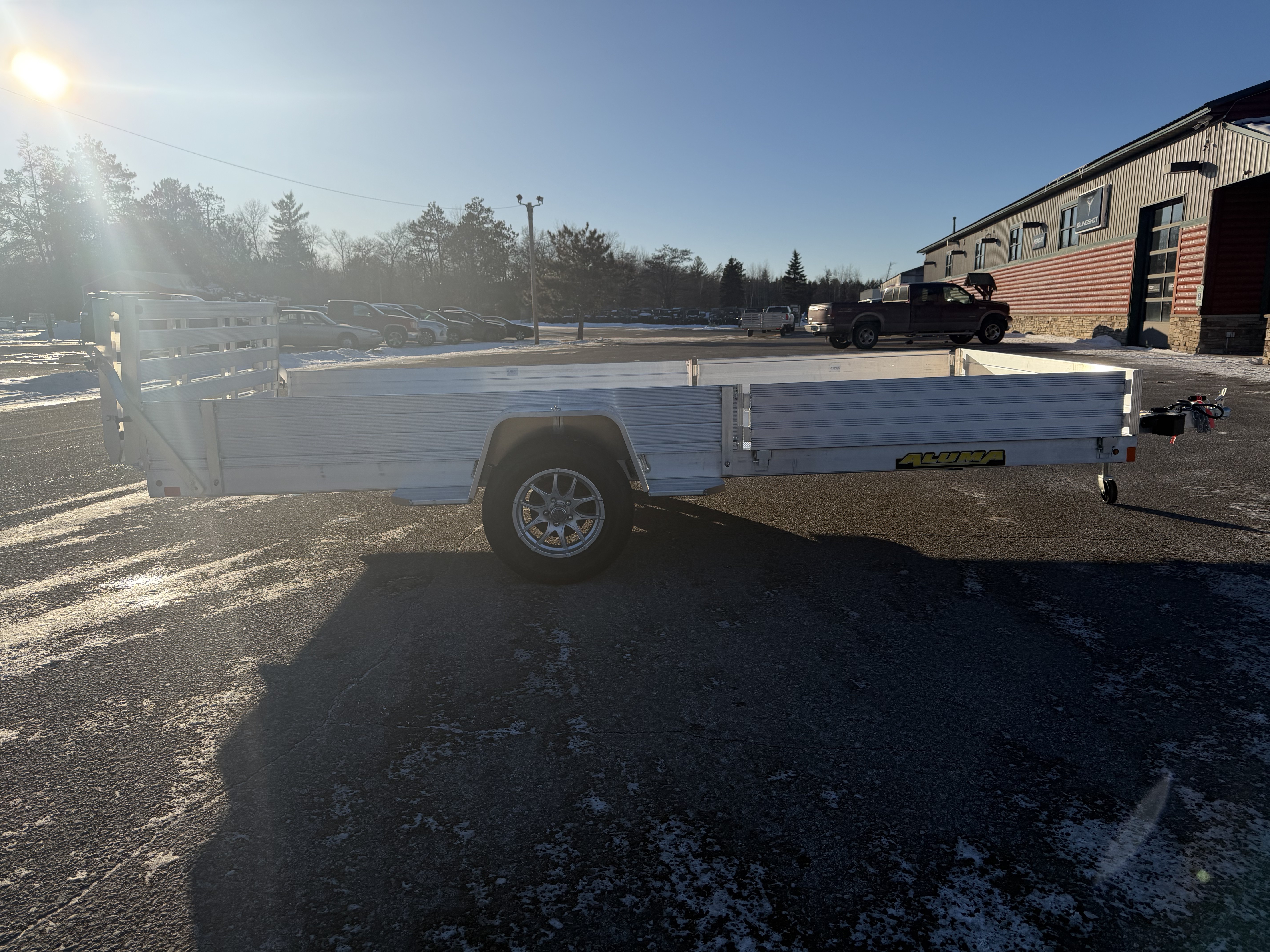 2027 ALUMA HEAVY SG AXLE ELEC BRAKE RAMP BI-FOLD TAILGATE