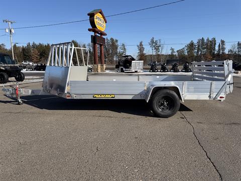 2027 Aluma WOOD DECK DRIVE ON/OFF SG AXLE RAMP BI-FOLD TAILGATE
