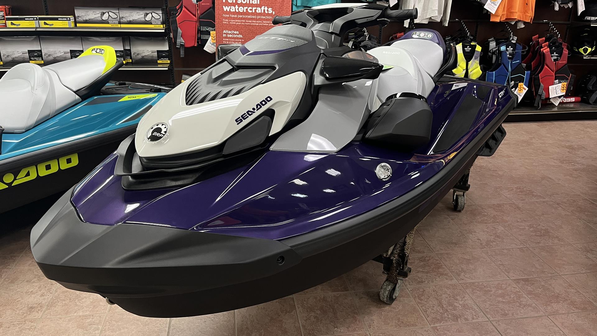 2025 Sea-Doo GTI SE 130 + Tech Package, audio, iDF, iBR in Ramsey, Minnesota - Photo 8