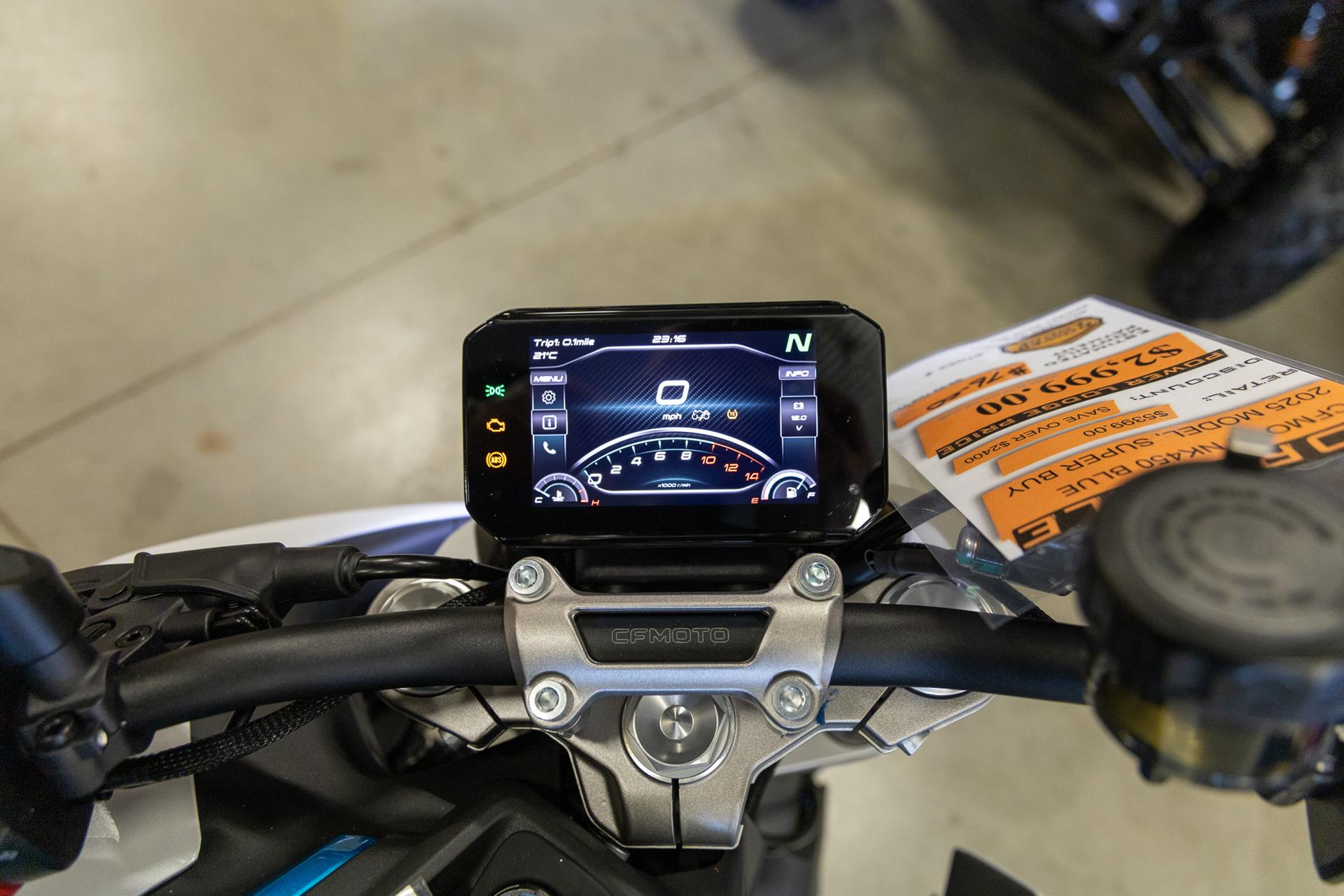 2025 CFMOTO 450NK in Sauk Rapids, Minnesota - Photo 9