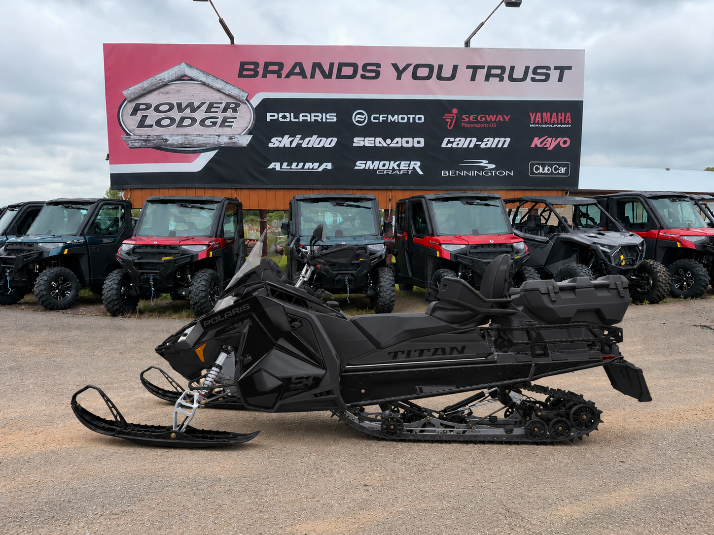 2027 Polaris ProStar S4 TITAN Adventure Ultimate 155 Gloss Blac for sale 1313542
