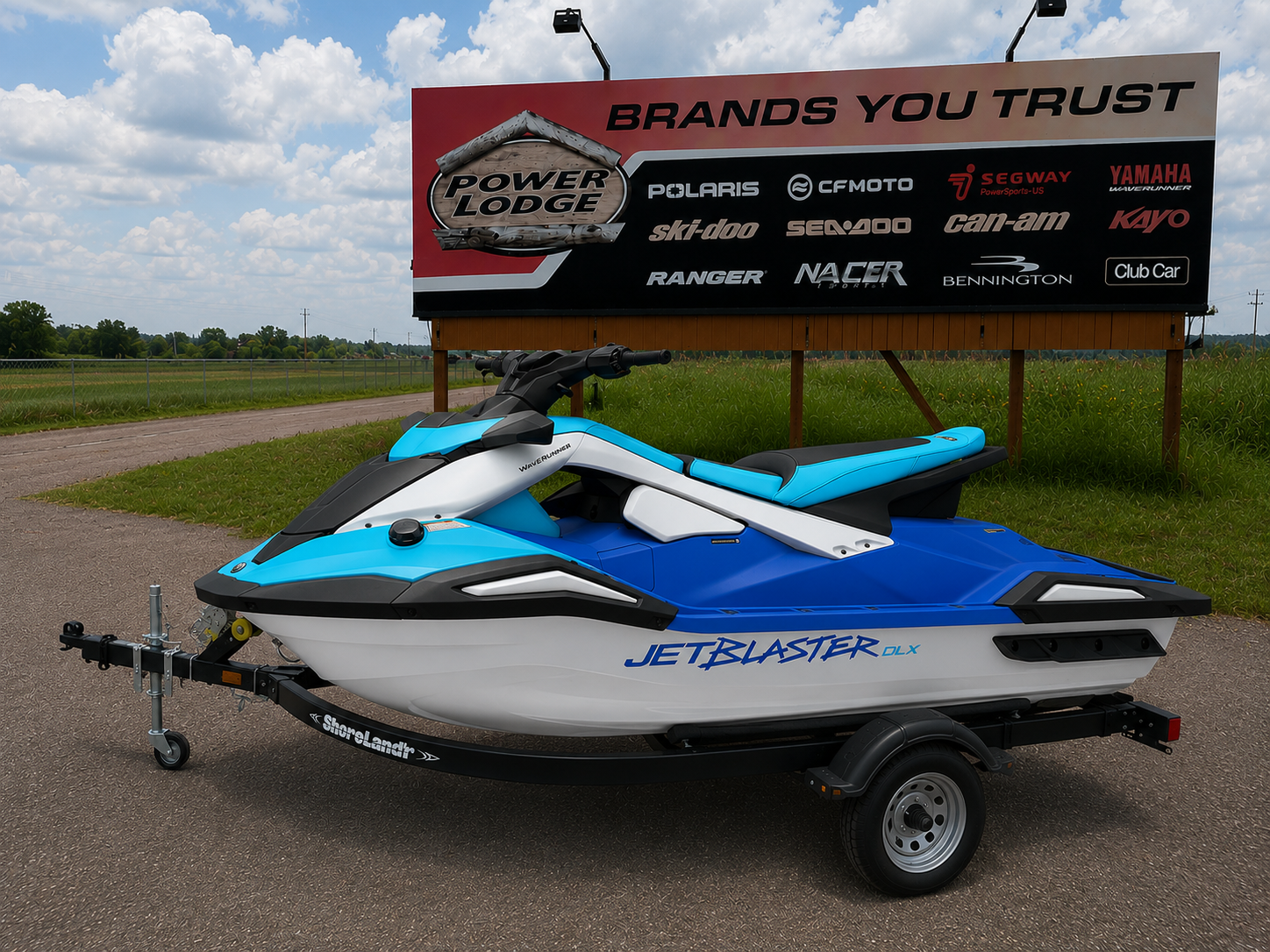 2026 Yamaha JetBlaster DLX 3-Up 2