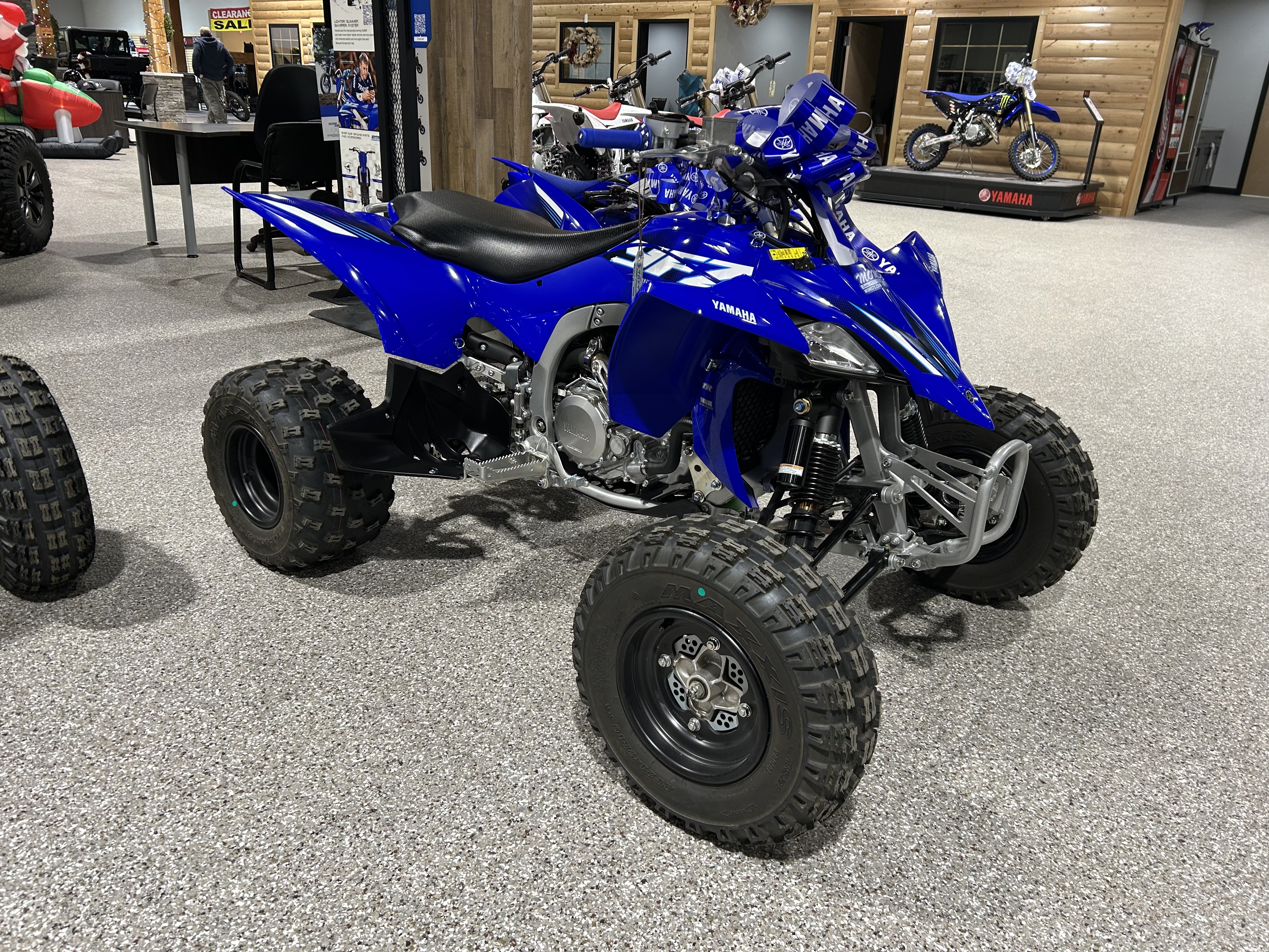 Used 2025 Yamaha YFZ450R Team Yamaha Blue ATVs For Sale in Gorham