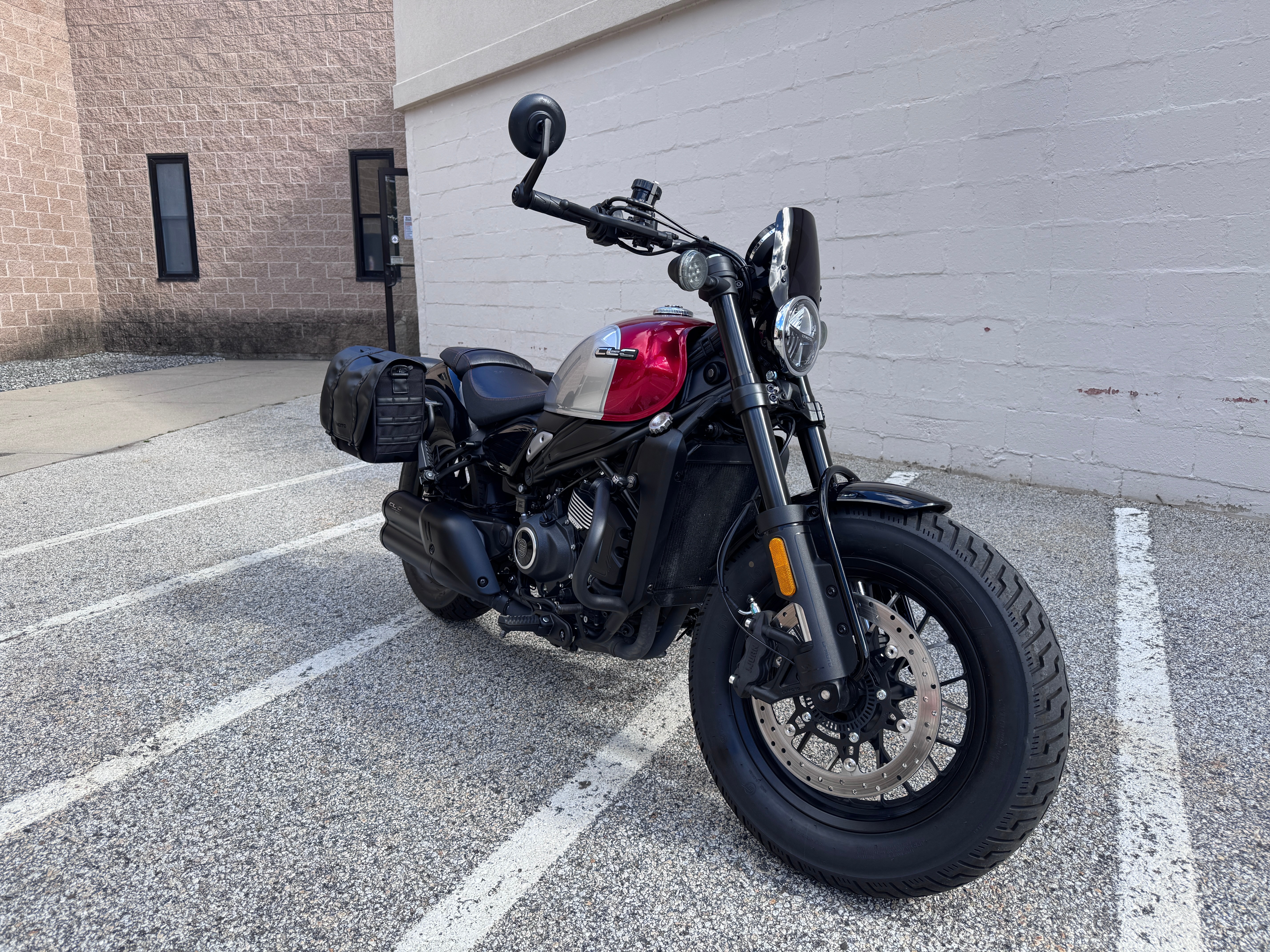 Used 2025 CFMOTO 450CL-C Bordeaux Red Motorcycles For Sale in