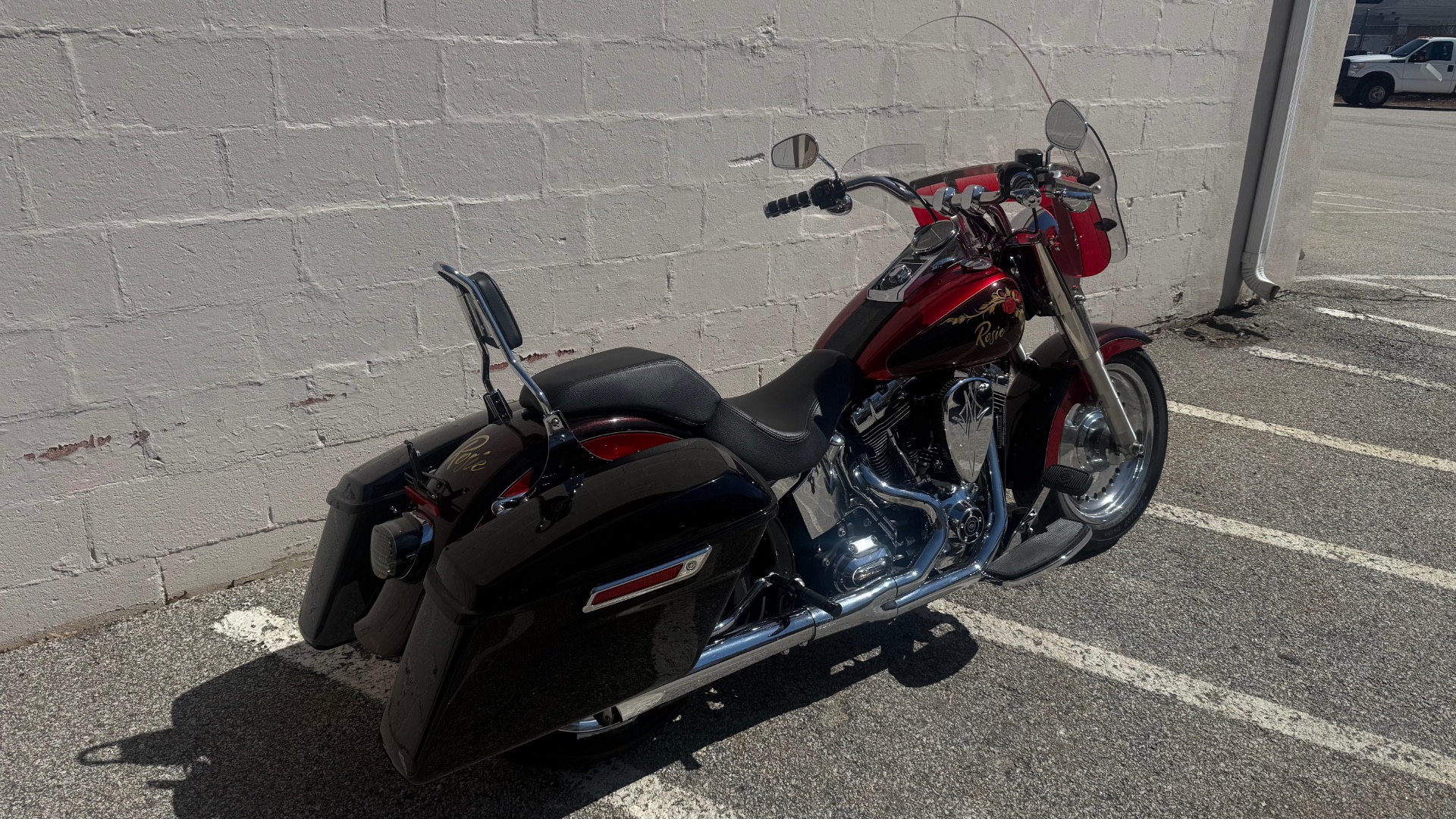 Manchester Hd Used 2017 Harley-Davidson Fat Boy® Velocity Red Sunglo Motorcycles For ...