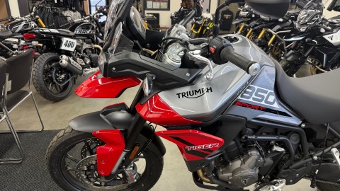 New 2024 Triumph Tiger 850 Sport Graphite / Diablo Red Motorcycles