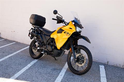 Used 2023 Kawasaki KLR 650 Traveler ABS Pearl Solar Yellow