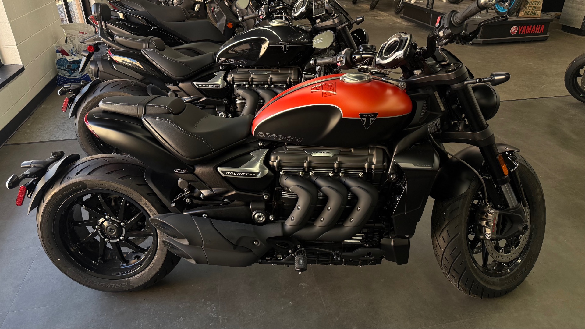 New 2026 Triumph Rocket 3 Storm R Satin Baja Orange / Matte