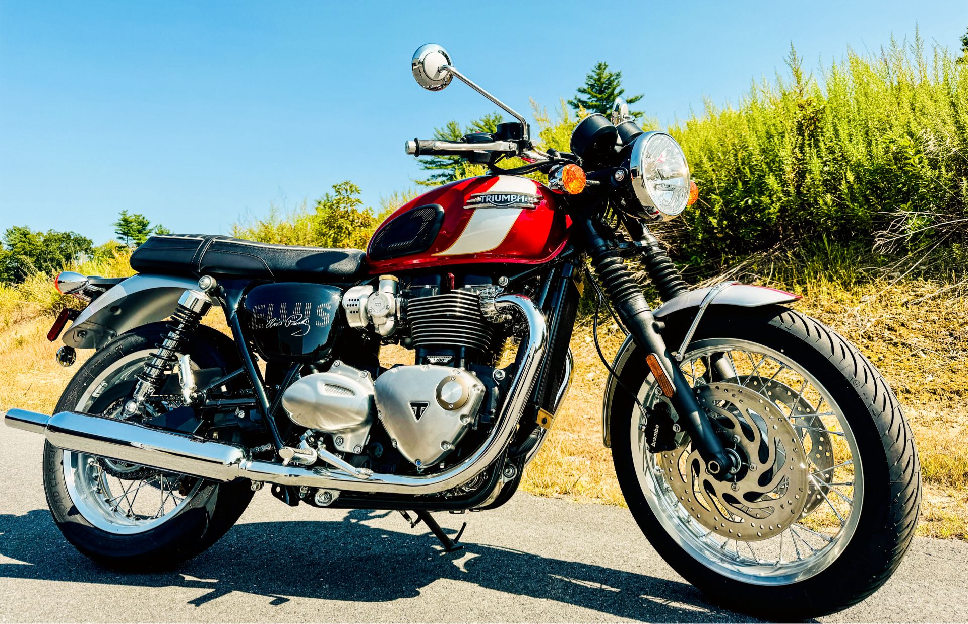 2025 Triumph Bonneville T120 Elvis Presley Limited Edition in Manchester, New Hampshire - Photo 1