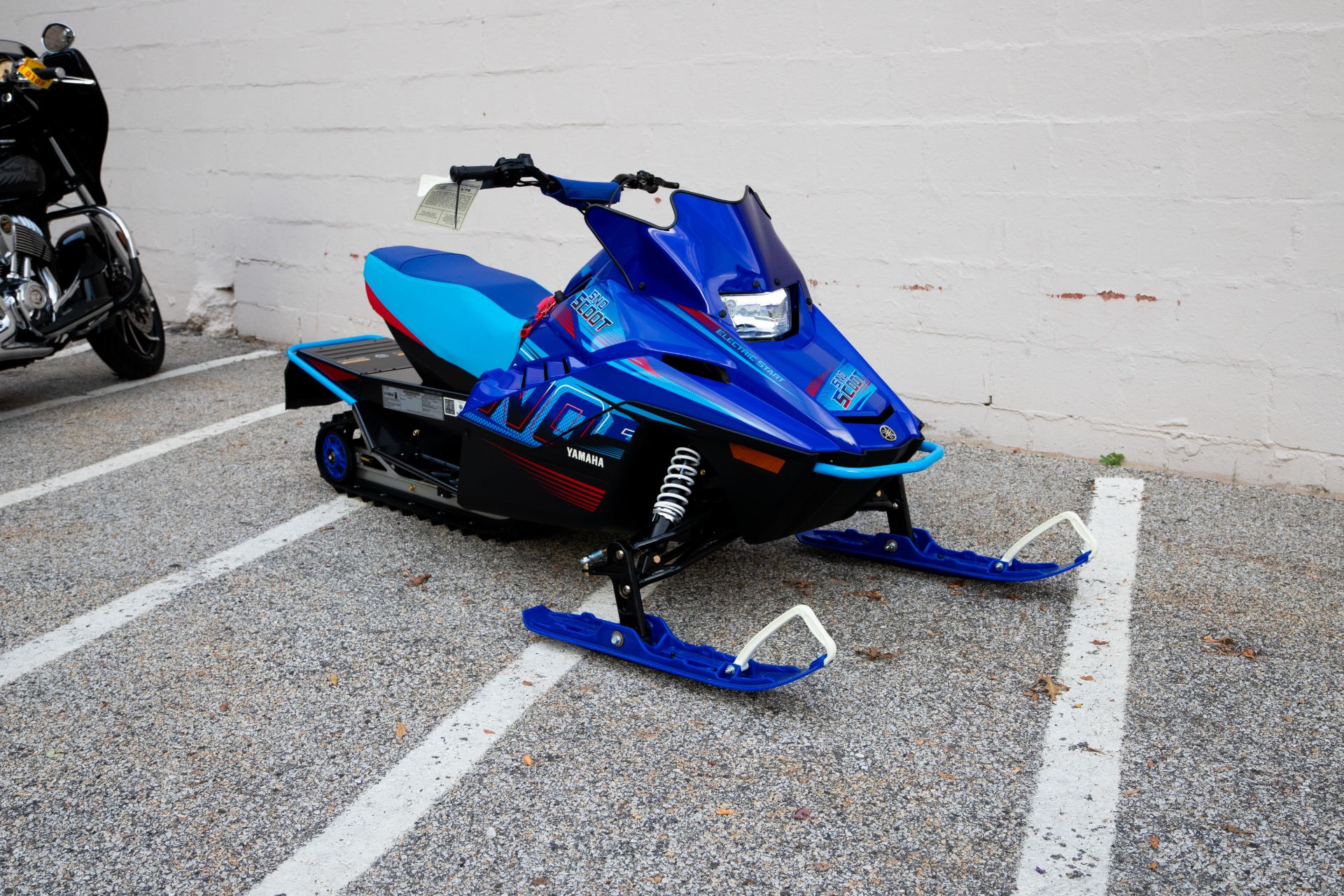 New 2025 Yamaha Snoscoot ES Yamaha Blue / Red Snowmobiles