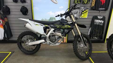 New 2026 Triumph TF 250-X Jet Black / Pure White Motorcycles For