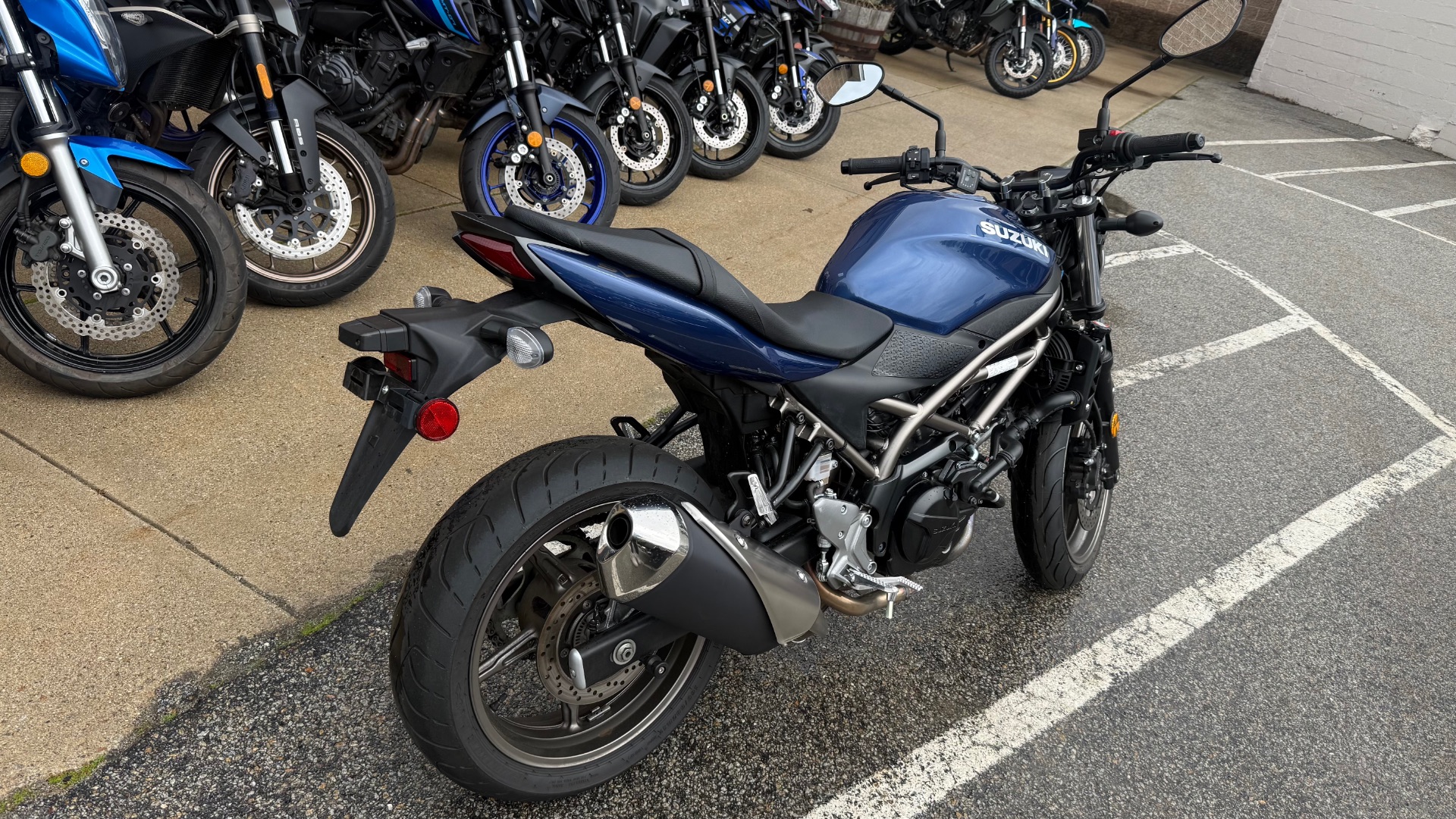 Used 2023 Suzuki SV650 ABS Metallic Reflective Blue Motorcycles